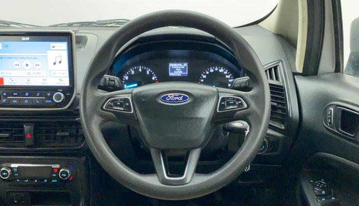 2019 Ford Ecosport TREND 1.5L PETROL, CNG, Manual, 81,703 km, Steering Wheel Close Up