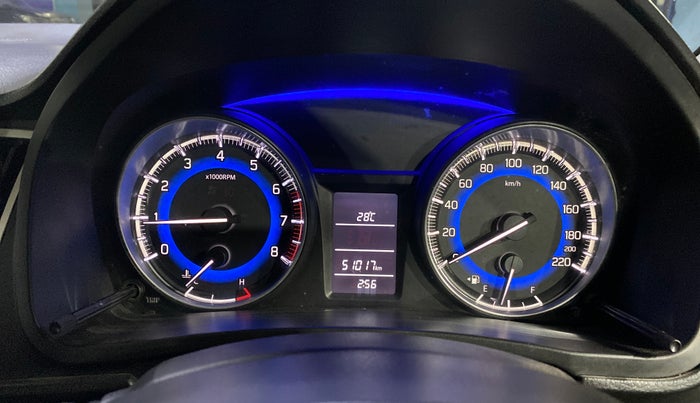 2018 Maruti Baleno DELTA PETROL 1.2, Petrol, Manual, 51,002 km, Odometer Image