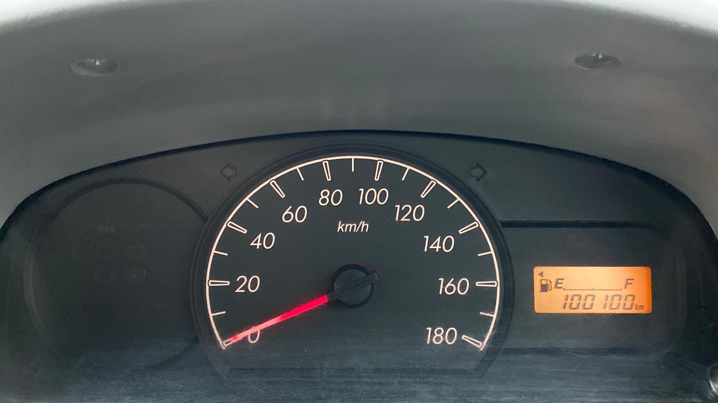 2012 Maruti Alto LXI, Petrol, Manual, 1,00,100 km, Odometer Image