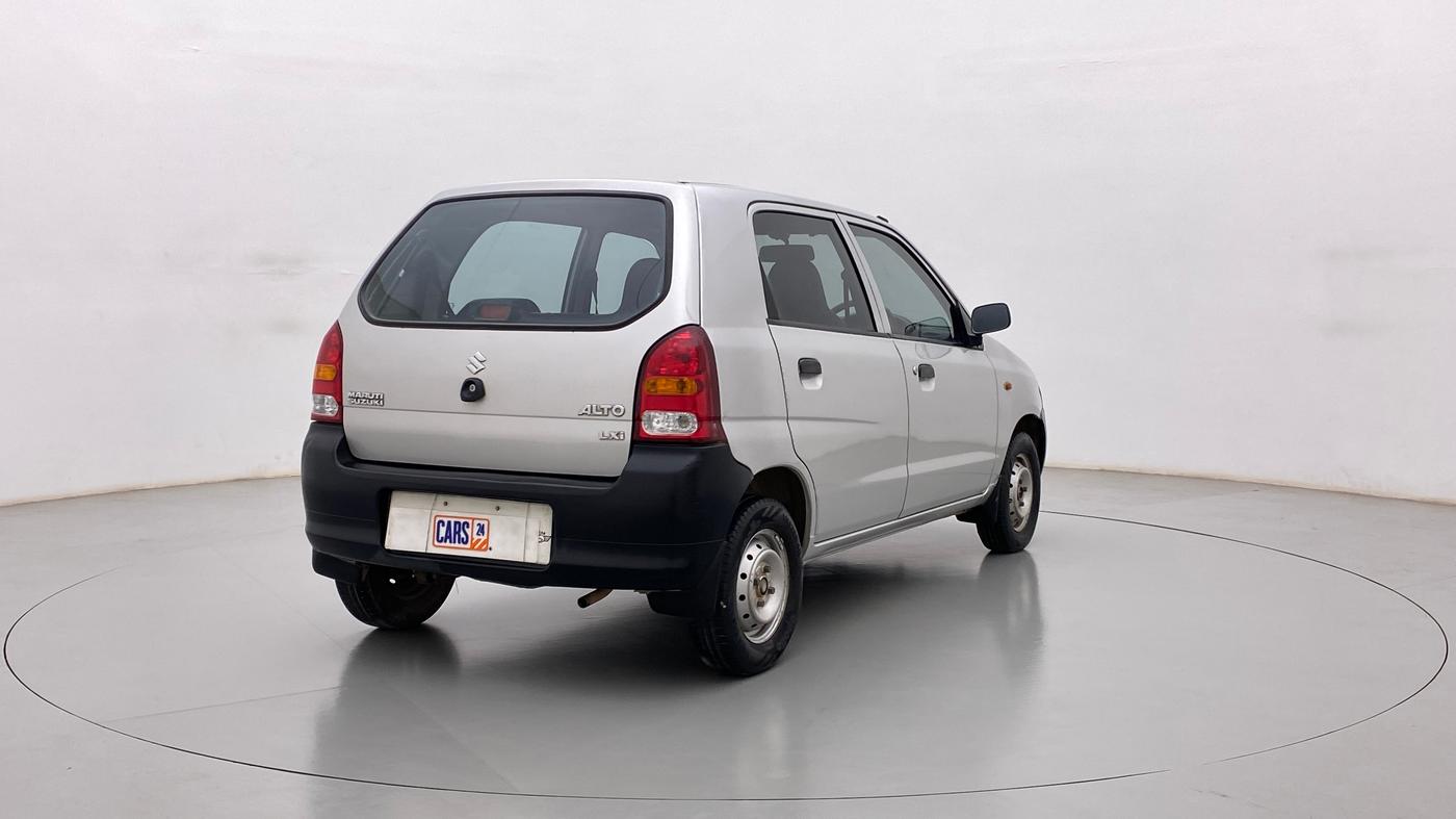 2012 Maruti Alto LXI, Petrol, Manual, 1,00,100 km, Right Back Diagonal