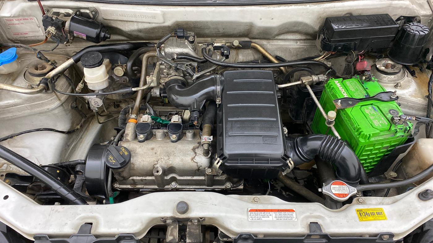 2012 Maruti Alto LXI, Petrol, Manual, 1,00,100 km, Open Bonet