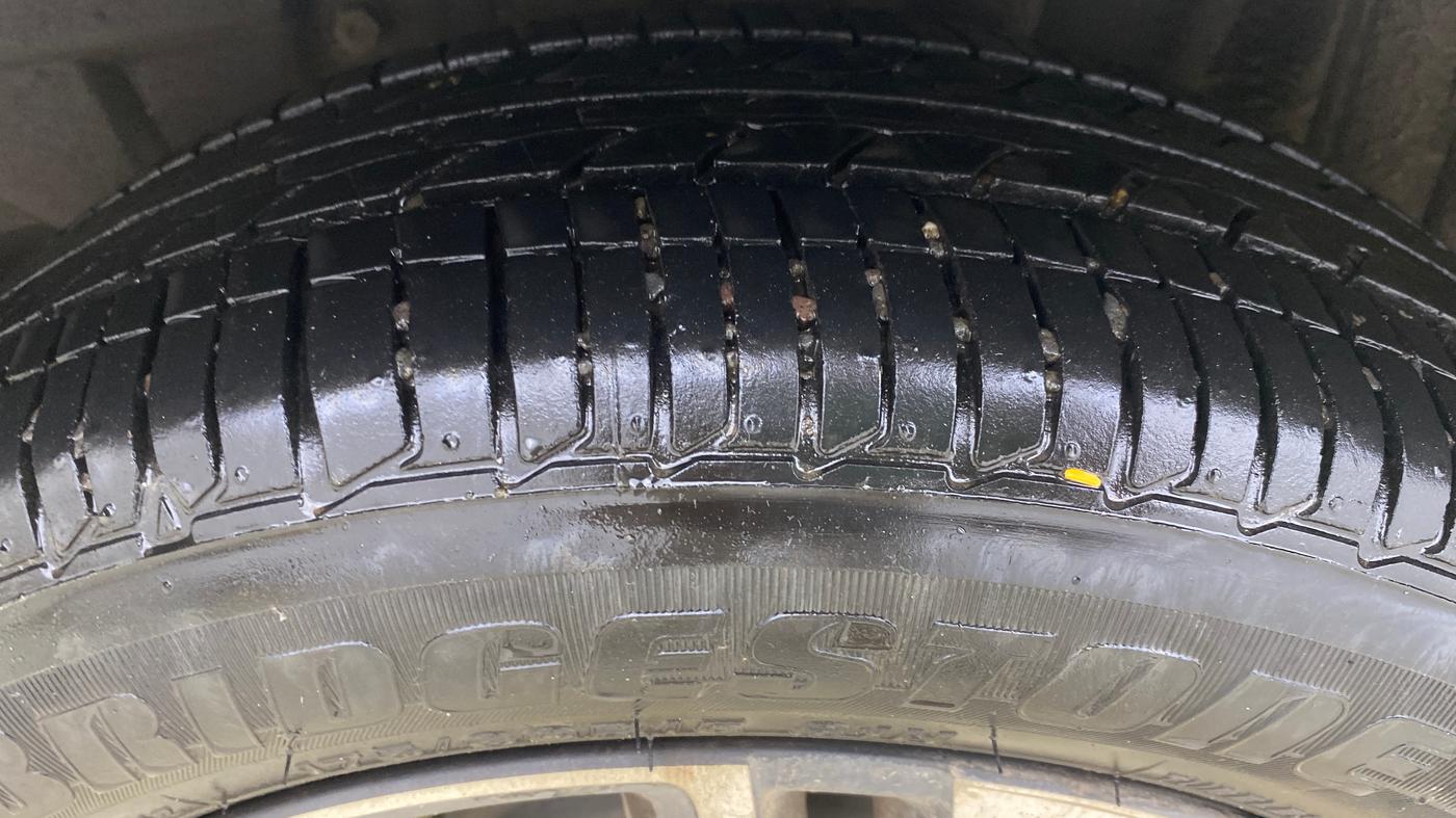 2022 Tata TIGOR XZ PLUS PETROL, Petrol, Manual, 82,276 km, Left Rear Tyre Tread