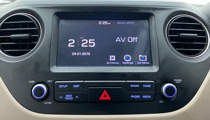 2019 Hyundai Grand i10 SPORTZ 1.2 KAPPA VTVT, Petrol, Manual, 42,899 km, Infotainment System