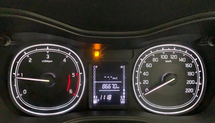 2016 Maruti Vitara Brezza VDI, Diesel, Manual, 86,670 km, Odometer Image