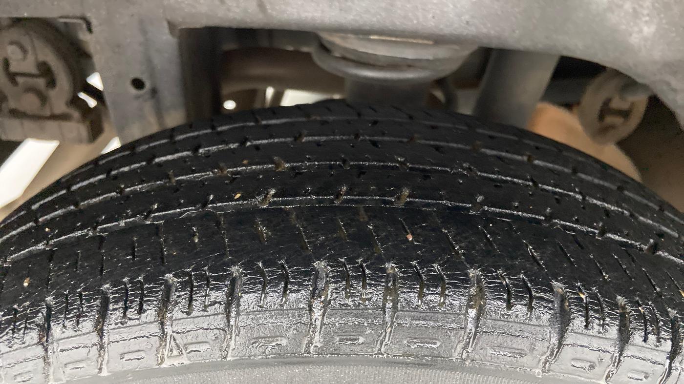 2014 Maruti Alto K10 VXI, Petrol, Manual, 70,435 km, Right Rear Tyre Tread