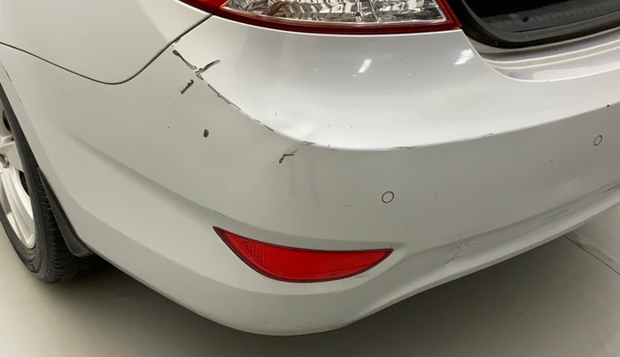 2013 Hyundai Verna FLUIDIC 1.6 VTVT SX, Petrol, Manual, 45,636 km, Rear bumper - Minor scratches