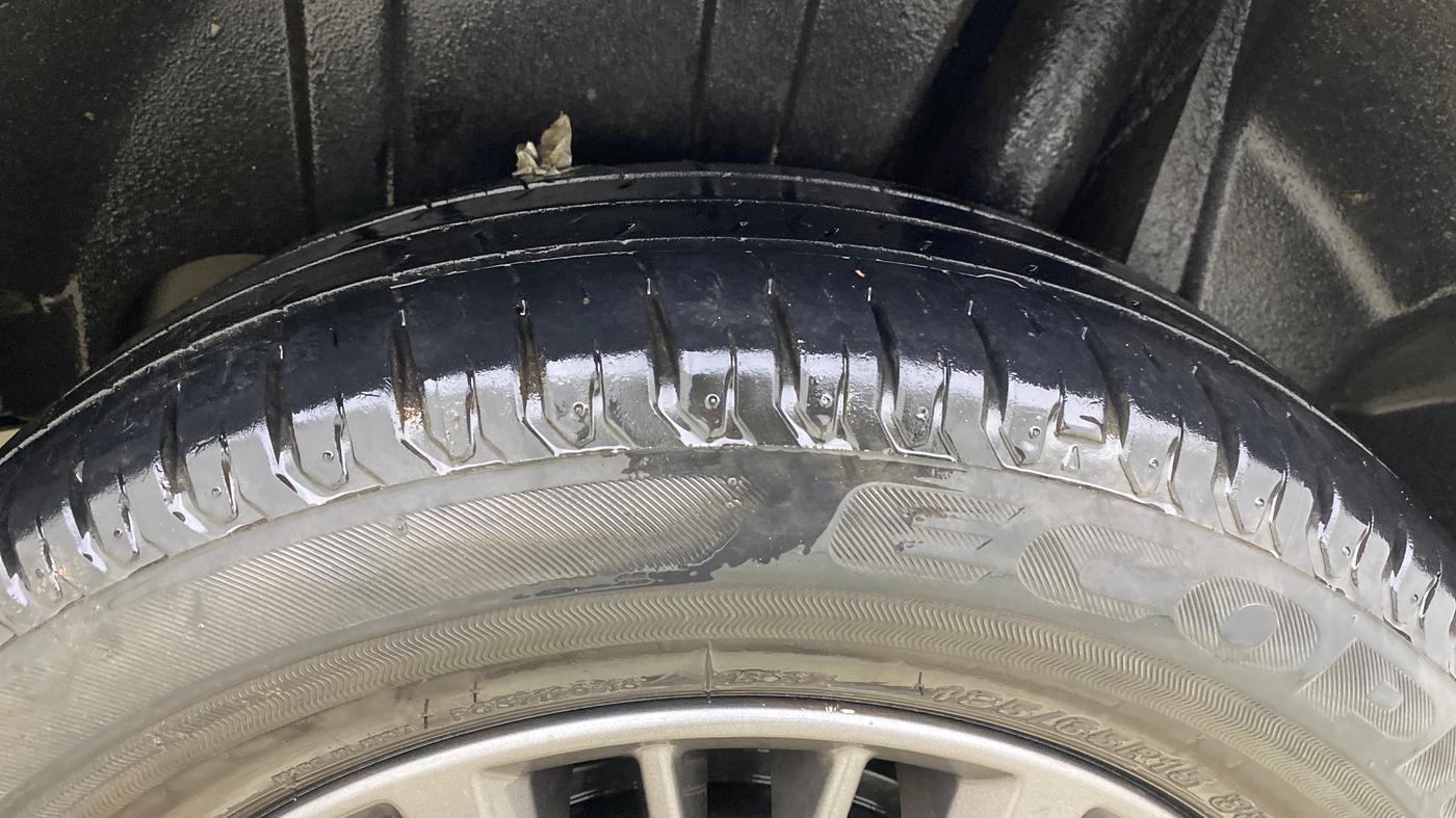 2021 Maruti Ertiga ZXI AT SHVS, Petrol, Automatic, 22,433 km, Left Rear Tyre Tread
