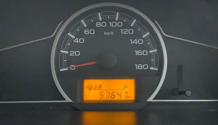 2019 Maruti Alto VXI, Petrol, Manual, 57,647 km, Odometer Image