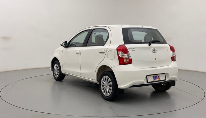 2017 Toyota Etios Liva V, Petrol, Manual, 37,402 km, Left Back Diagonal (45- Degree) View