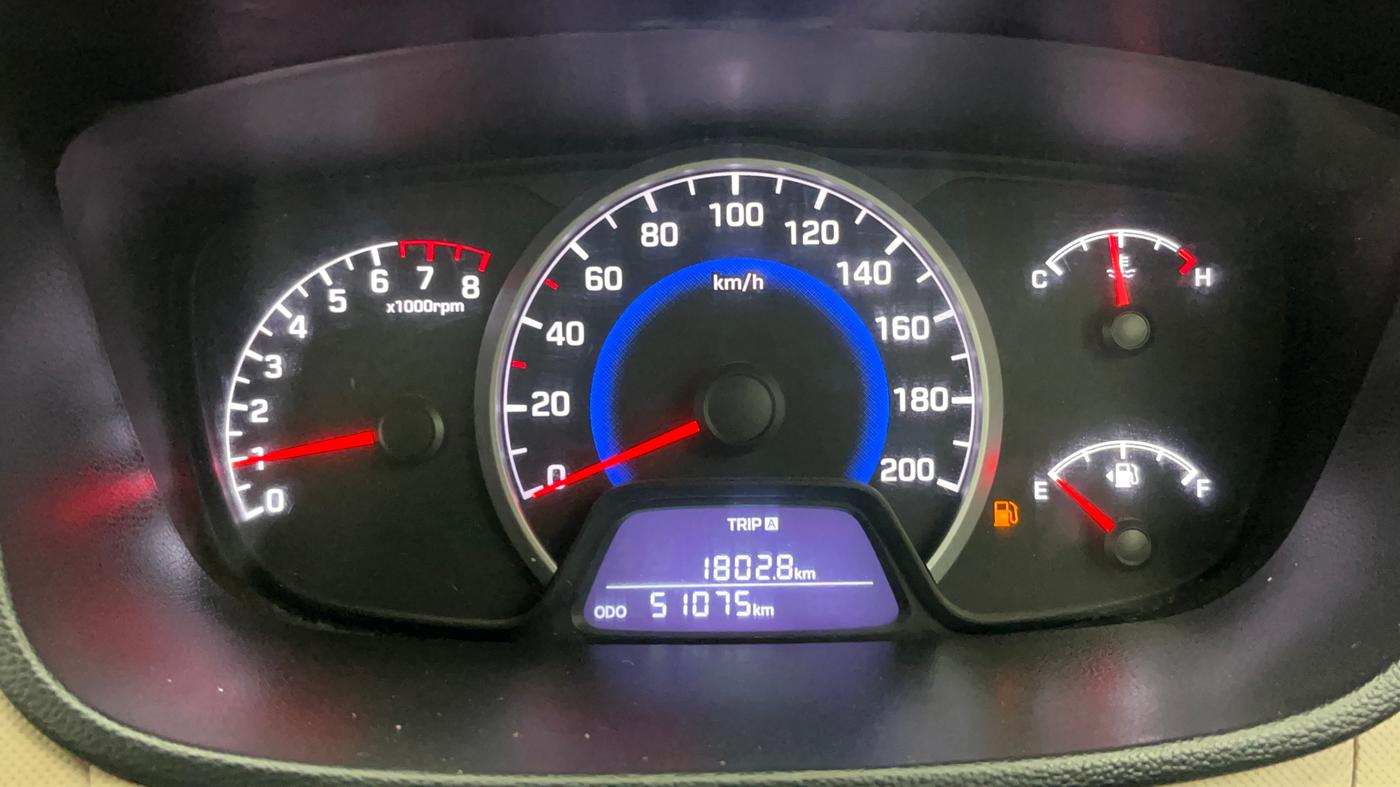 2019 Hyundai Grand i10 MAGNA 1.2 KAPPA VTVT, CNG, Manual, 51,079 km, Odometer Image
