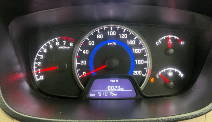 2019 Hyundai Grand i10 MAGNA 1.2 KAPPA VTVT, CNG, Manual, 51,029 km, Odometer Image