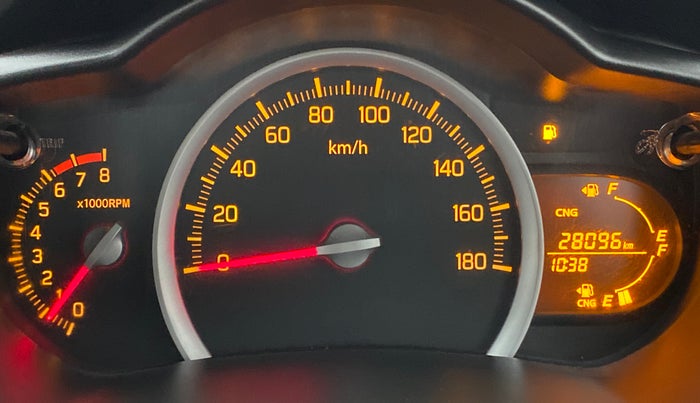 2019 Maruti Celerio VXI CNG OPT, CNG, Manual, 28,154 km, Odometer Image