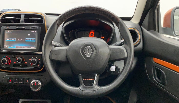 2018 Renault Kwid CLIMBER 1.0 AMT, Petrol, Automatic, 26,461 km, Steering Wheel Close Up