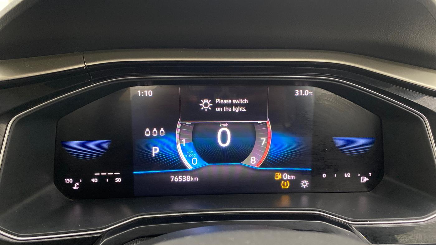 2023 Volkswagen VIRTUS TOPLINE TSI 1.0 AT, Petrol, Automatic, 76,538 km, Odometer Image