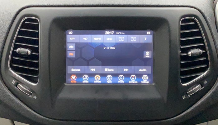 2020 Jeep Compass LONGITUDE PLUS 1.4 PETROL AT, Petrol, Automatic, 55,863 km, Infotainment System