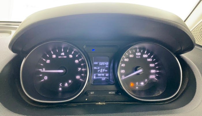 2017 Tata Tiago XZ PETROL, Petrol, Manual, 58,548 km, Odometer Image