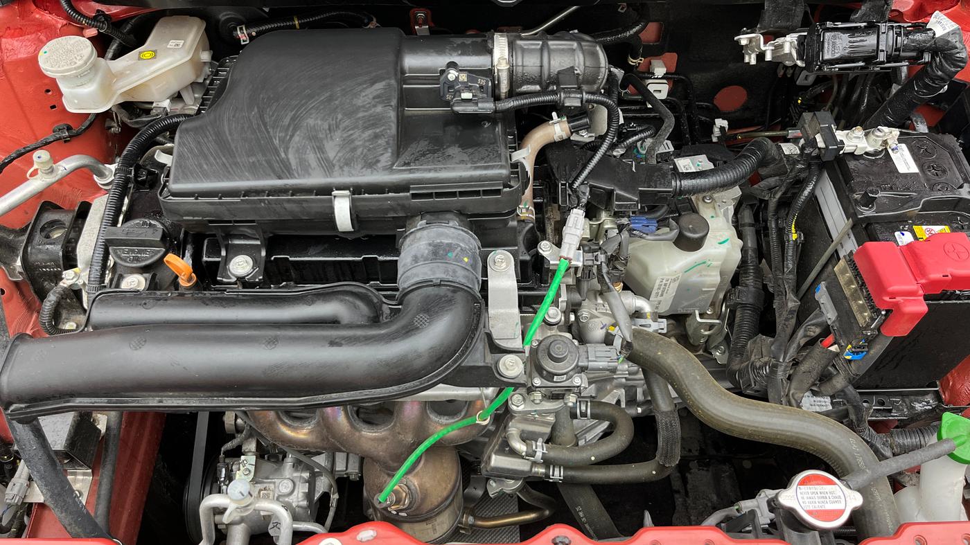 2025 Toyota Glanza G AMT, Petrol, Automatic, 3,519 km, Engine View