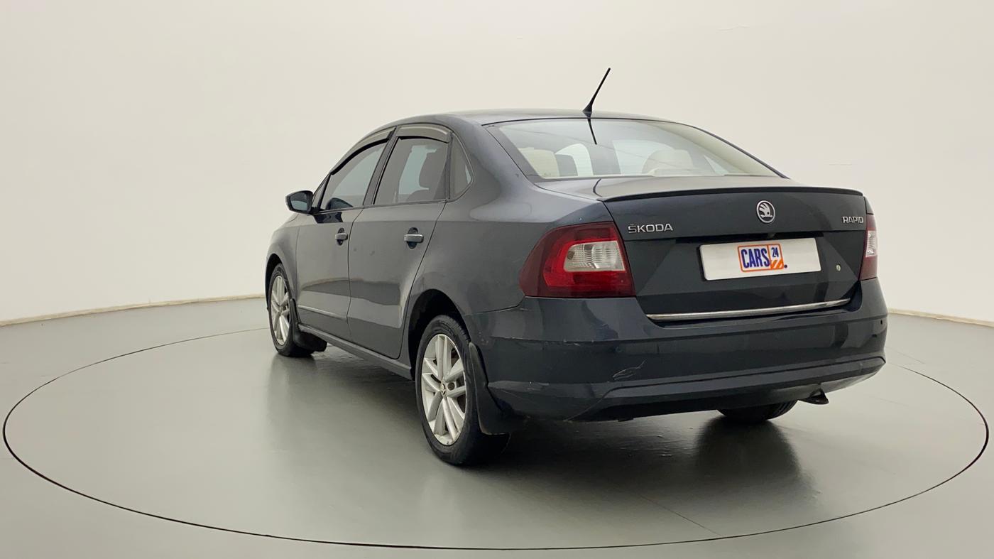 2018 Skoda Rapid STYLE 1.5 TDI AT, Diesel, Automatic, 73,603 km, Left Back Diagonal