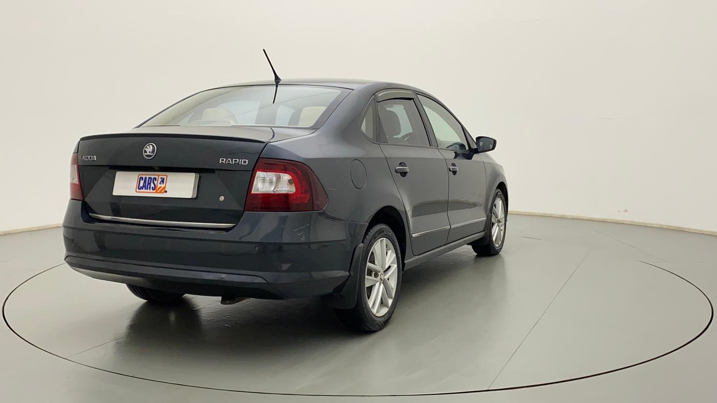 2018 Skoda Rapid STYLE 1.5 TDI AT, Diesel, Automatic, 73,603 km, Right Back Diagonal