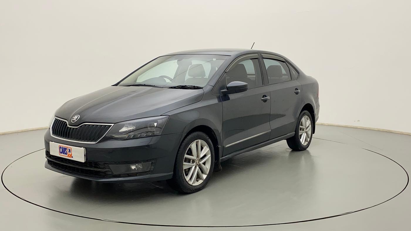 2018 Skoda Rapid STYLE 1.5 TDI AT, Diesel, Automatic, 73,603 km, Left Front Diagonal