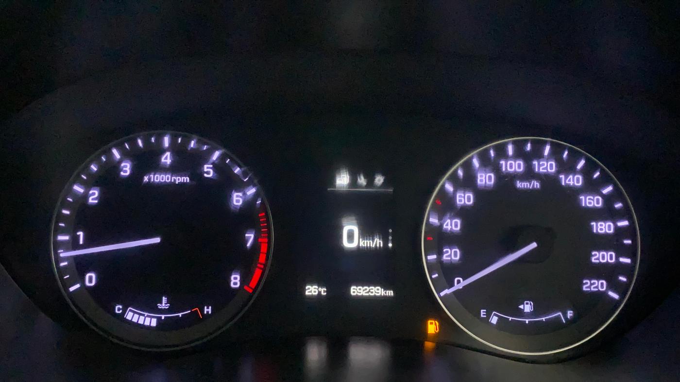 2016 Hyundai Elite i20 ASTA 1.2 (O), Petrol, Manual, 69,228 km, Odometer Image