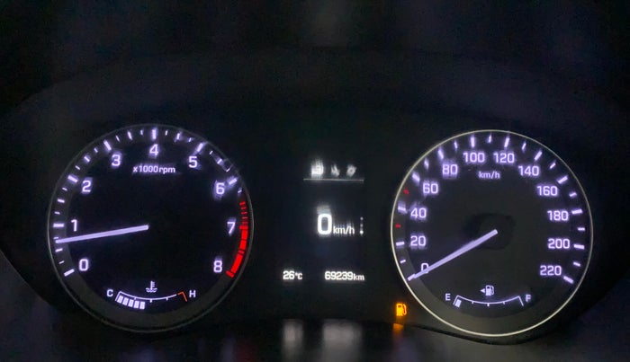 2016 Hyundai Elite i20 ASTA 1.2 (O), Petrol, Manual, 69,228 km, Odometer Image