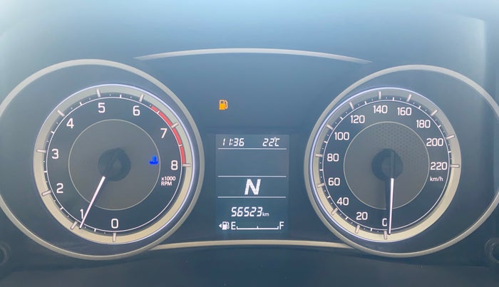 2020 Maruti Dzire ZXI AMT, Petrol, Automatic, 56,523 km, Odometer Image