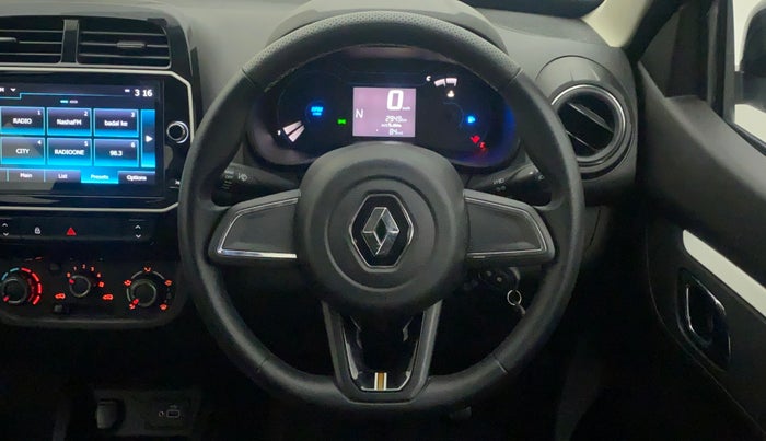 2022 Renault Kwid CLIMBER 1.0 AMT (O), Petrol, Automatic, 2,908 km, Steering Wheel Close Up