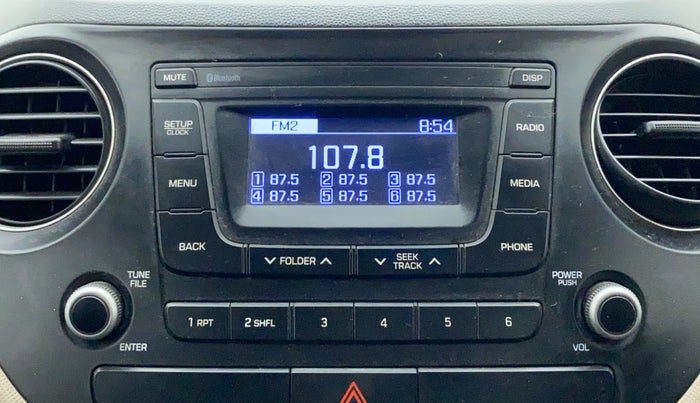 2018 Hyundai Grand i10 MAGNA 1.2 KAPPA VTVT, Petrol, Manual, 40,938 km, Infotainment System