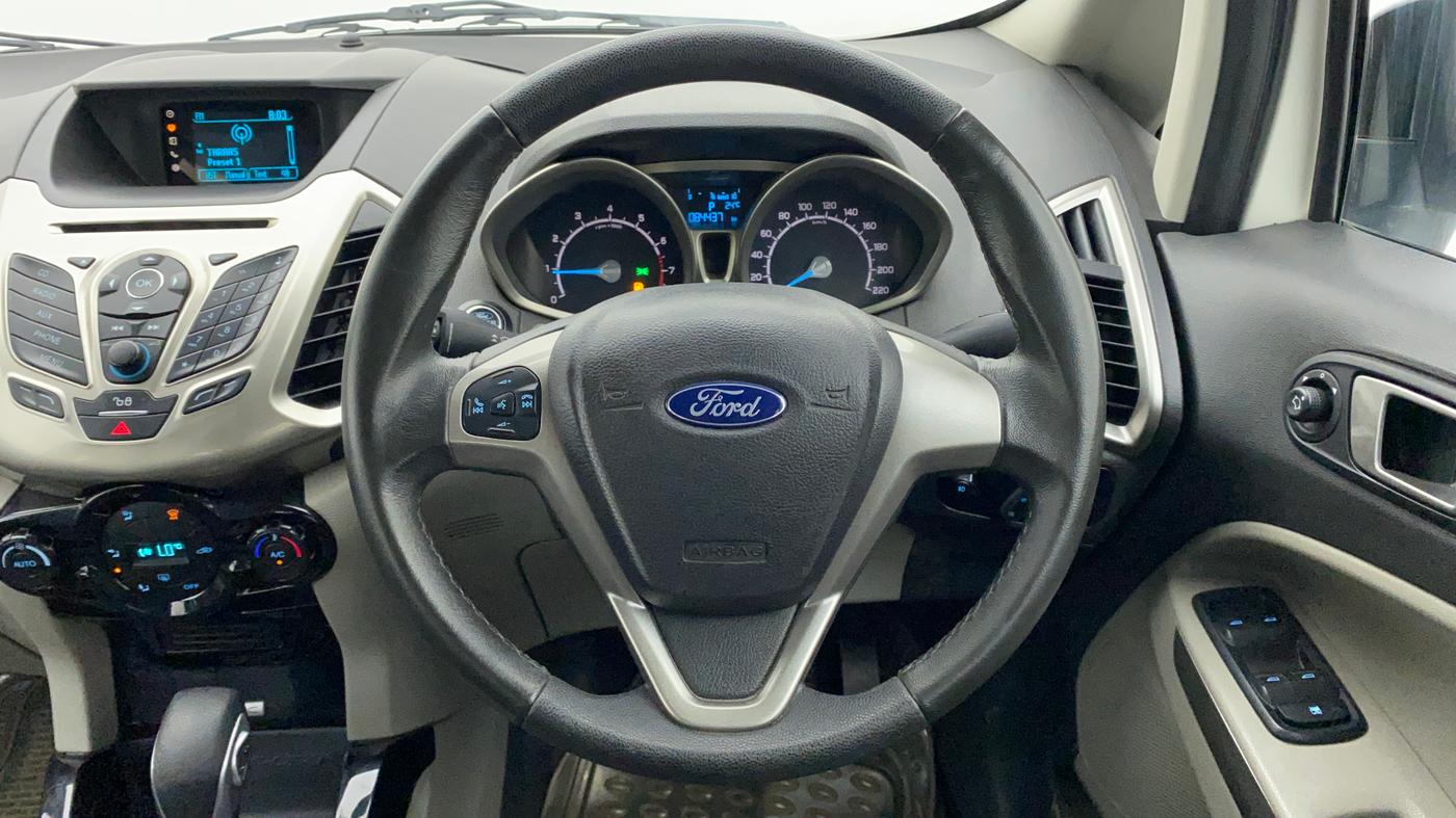 2016 Ford Ecosport TITANIUM 1.5L PETROL AT, Petrol, Automatic, 84,589 km, Steering Wheel Close Up