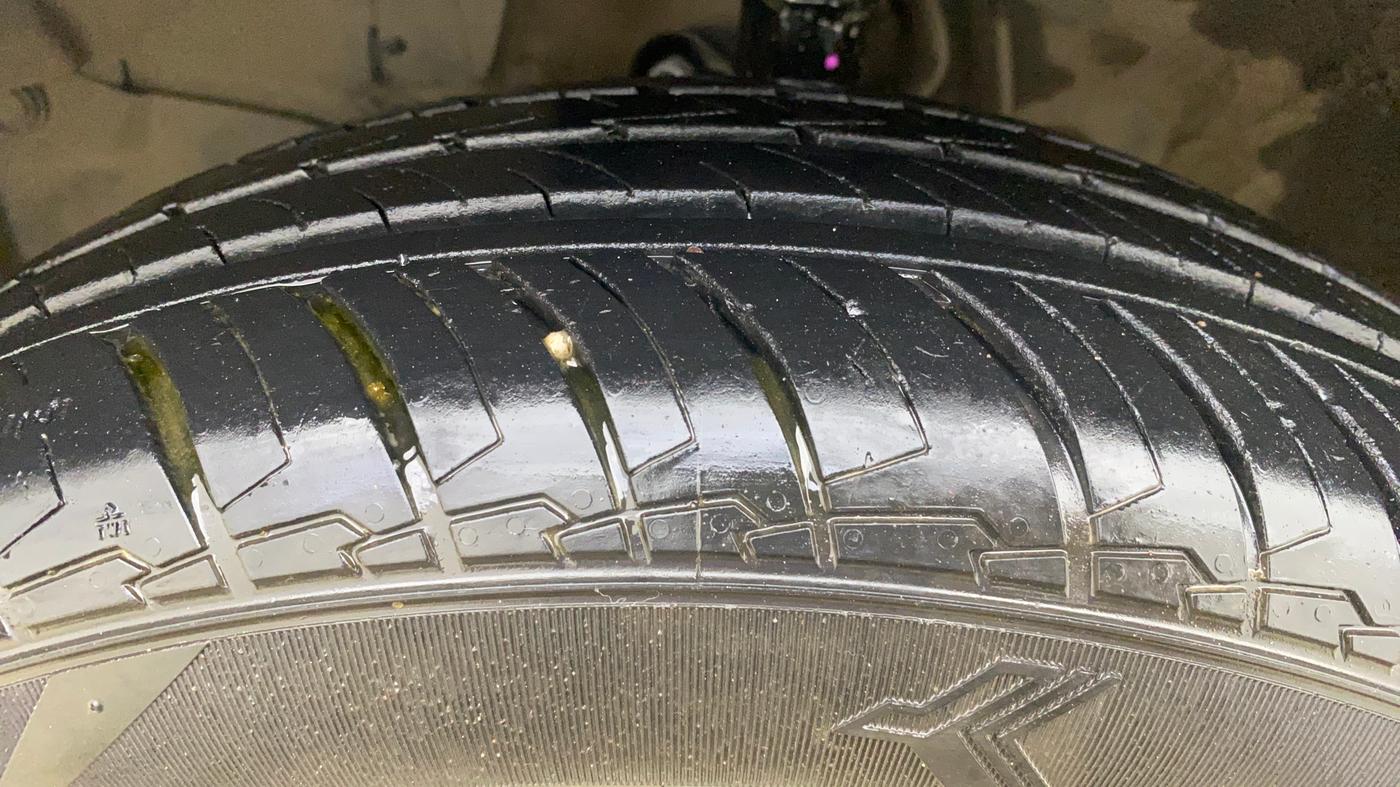 2019 Honda Jazz 1.2L I-VTEC V CVT, Petrol, Automatic, 89,280 km, Left Front Tyre Tread