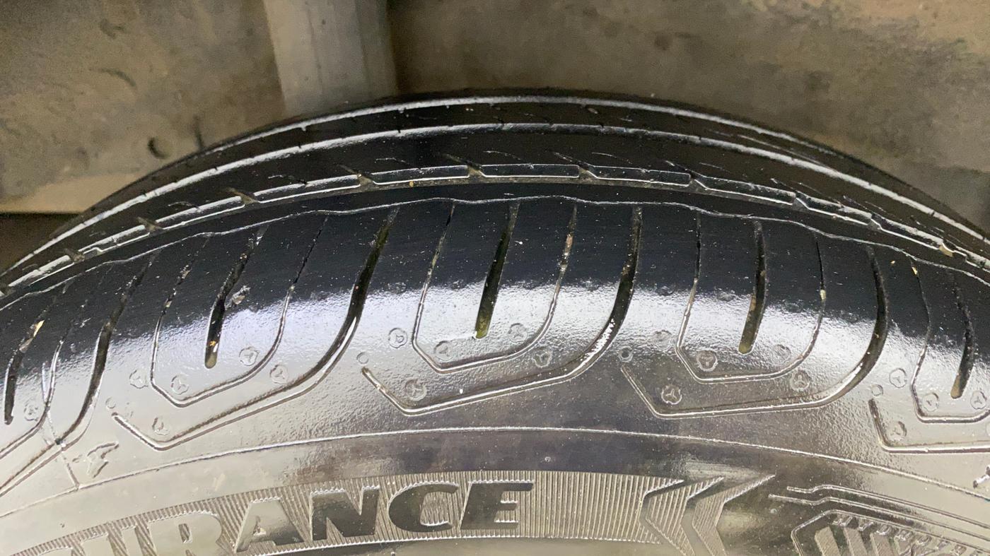 2019 Honda Jazz 1.2L I-VTEC V CVT, Petrol, Automatic, 89,280 km, Right Rear Tyre Tread