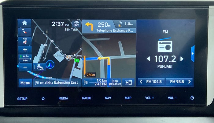 2021 Hyundai NEW I20 ASTA (O) 1.2 MT, Petrol, Manual, 2,966 km, Infotainment System