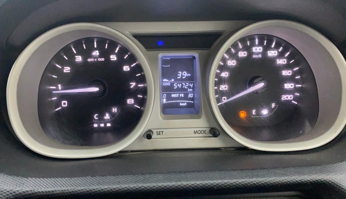 2017 Tata Tiago XZ PETROL, Petrol, Manual, 54,723 km, Odometer Image