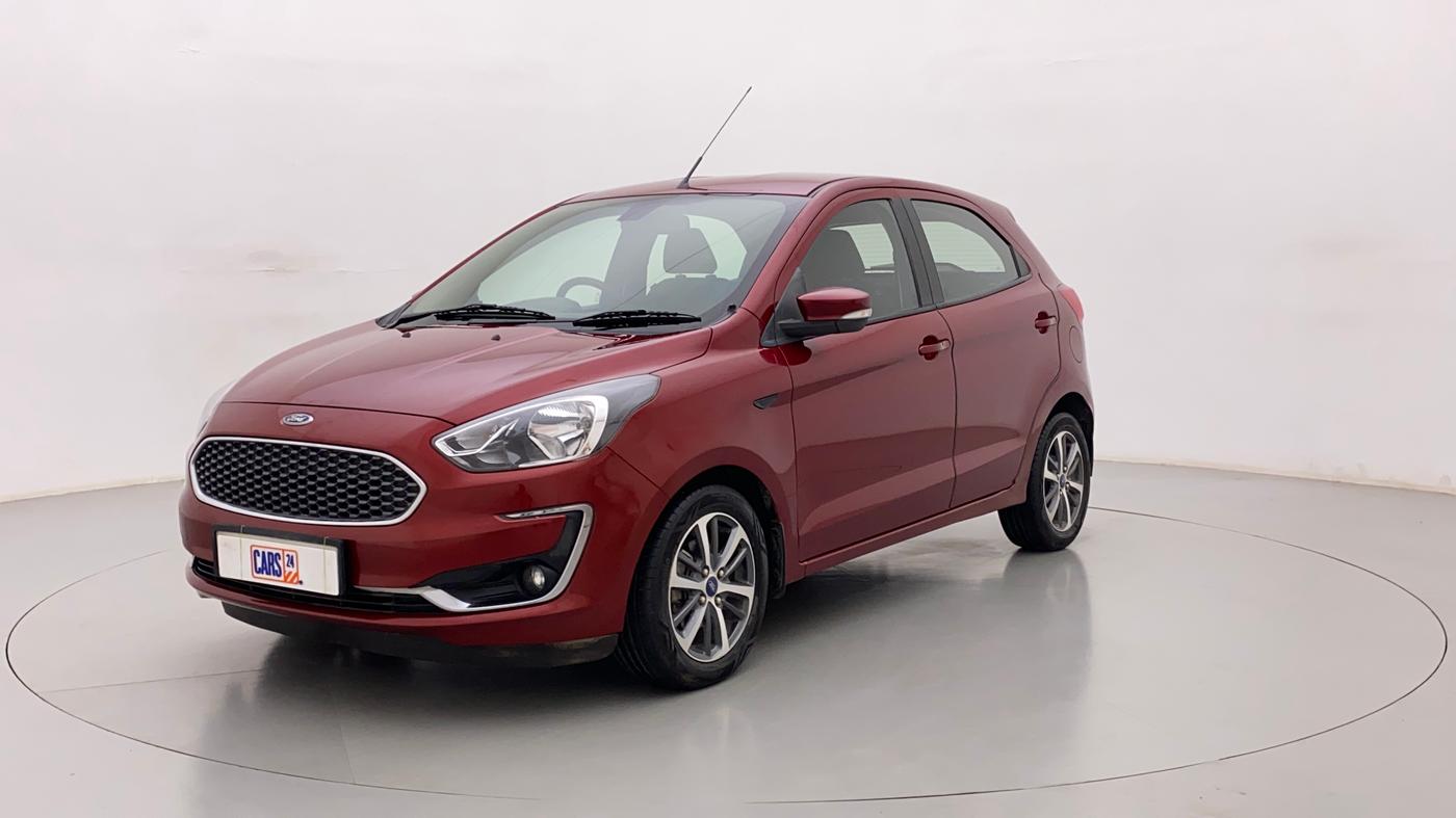 2021 Ford New Figo TITANIUM PLUS 1.2 PETROL AT, Petrol, Automatic, 25,579 km, Left Front Diagonal