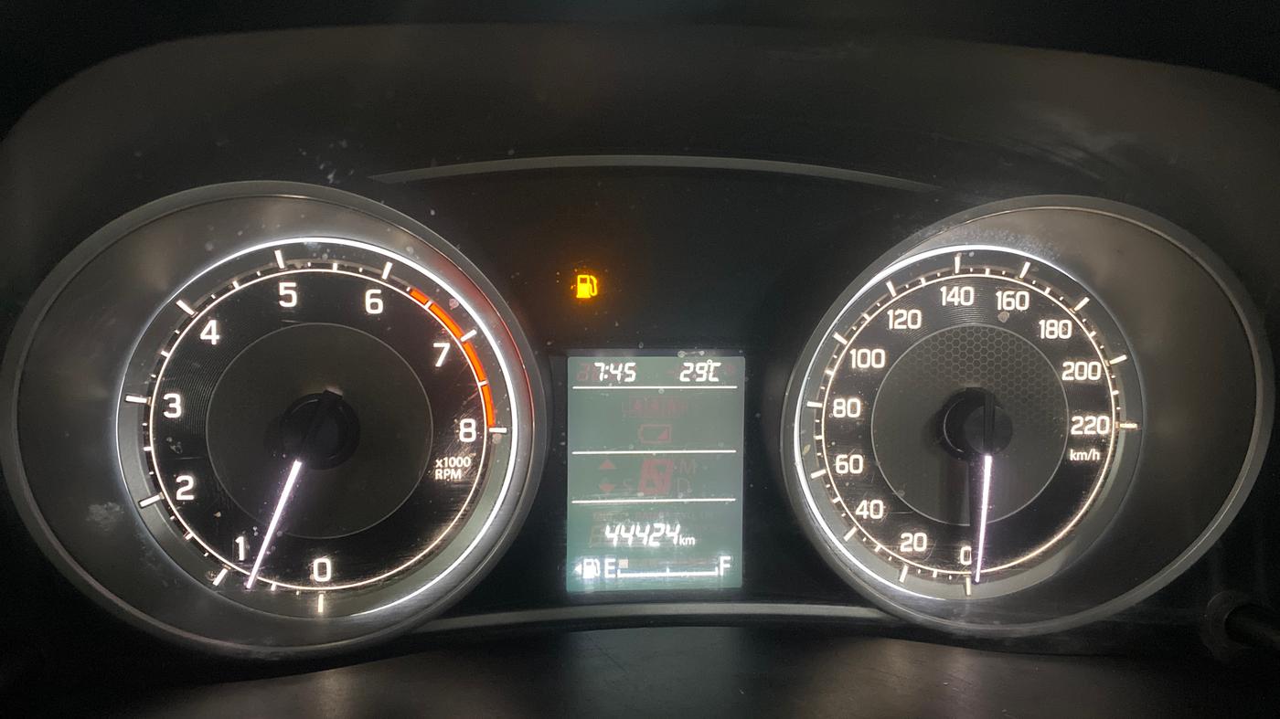 2017 Maruti Dzire ZXI PLUS, Petrol, Manual, 44,455 km, Odometer Image