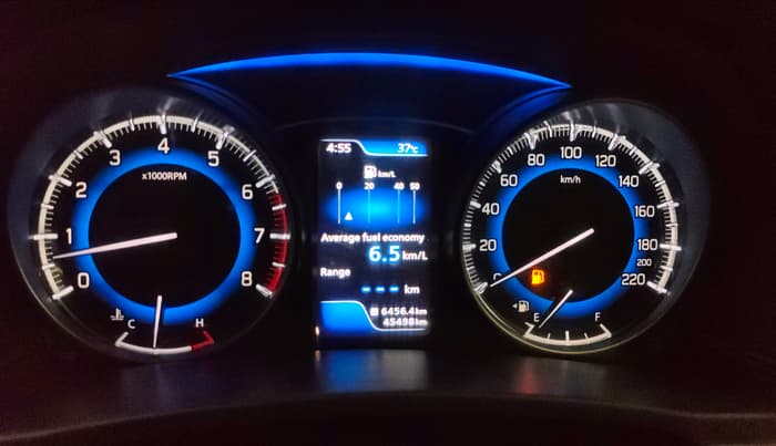 2016 Maruti Baleno ALPHA PETROL 1.2, Petrol, Manual, 45,490 km, Odometer Image
