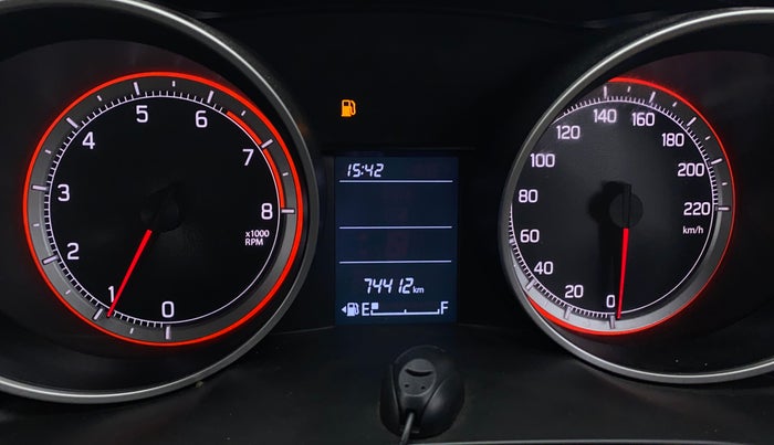 2019 Maruti Swift VXI, Petrol, Manual, 74,408 km, Odometer Image