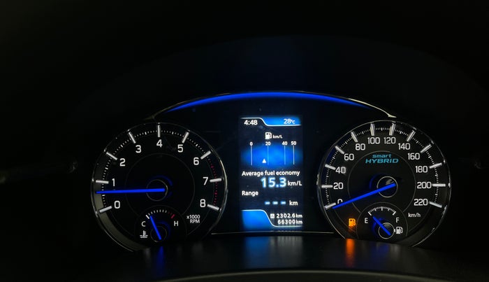2018 Maruti Ciaz ALPHA 1.5 SHVS PETROL, Petrol, Manual, 66,246 km, Odometer Image