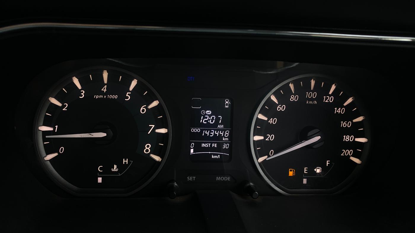 2015 Tata Zest XT PETROL, Petrol, Manual, 1,43,439 km, Odometer Image