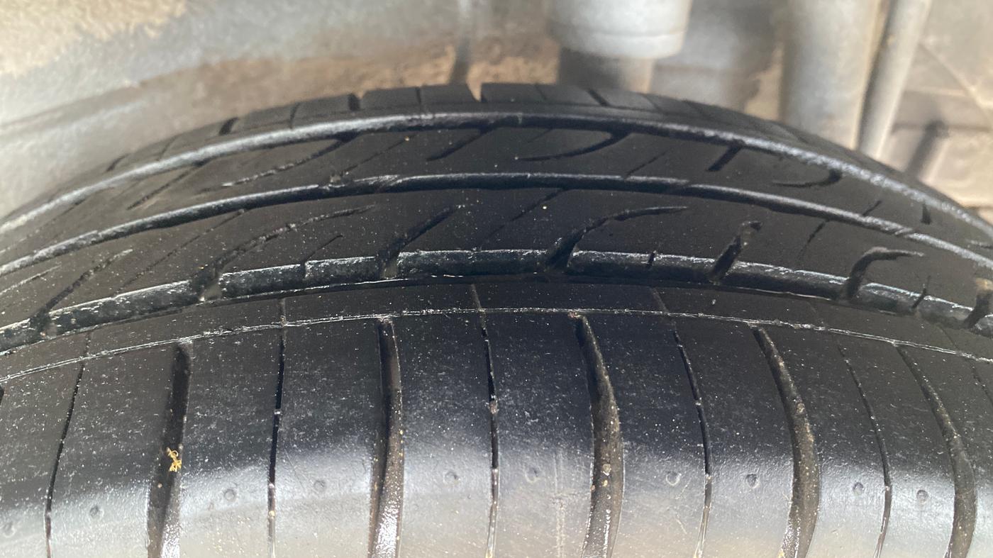 2015 Tata Zest XT PETROL, Petrol, Manual, 1,43,439 km, Left Rear Tyre Tread