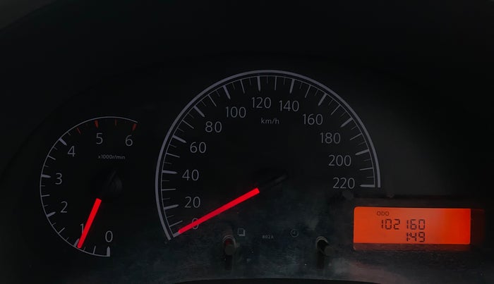 2013 Nissan Sunny XL DIESEL, Diesel, Manual, 1,02,155 km, Odometer Image