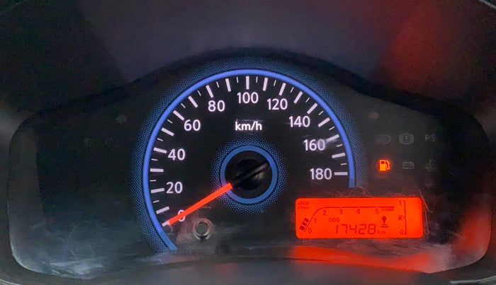 2016 Datsun Redi Go S 1.0, Petrol, Manual, 17,428 km, Odometer Image