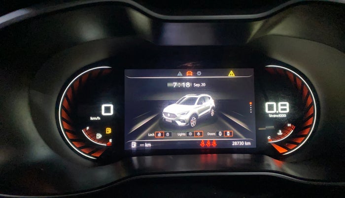 2023 MG ASTOR  SMART BLACK STORM EDITION , Petrol, Manual, 28,728 km, Odometer Image