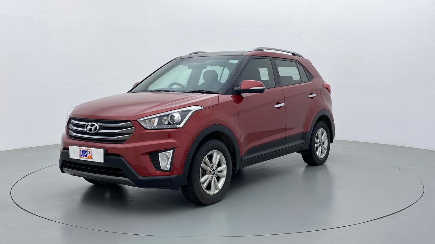 2016 Hyundai Creta 1.6 SX PLUS PETROL, Petrol, Manual, 46,122 km, Left Front Diagonal