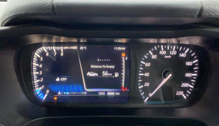 2021 Tata ALTROZ XZ PETROL, Petrol, Manual, 38,054 km, Odometer Image