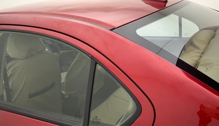 2018 Honda Amaze 1.5L I-DTEC S, Diesel, Manual, 1,17,185 km, Left C pillar - Minor scratches