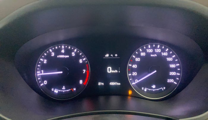 2017 Hyundai Elite i20 ASTA 1.2 (O), Petrol, Manual, 43,271 km, Odometer Image