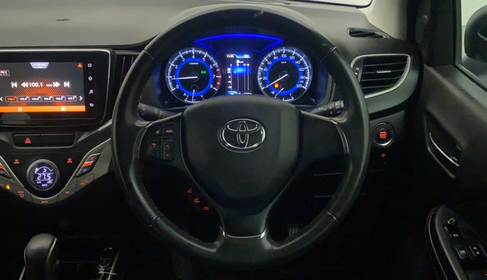 2020 Toyota Glanza V CVT, Petrol, Automatic, 57,023 km, Steering Wheel Close Up