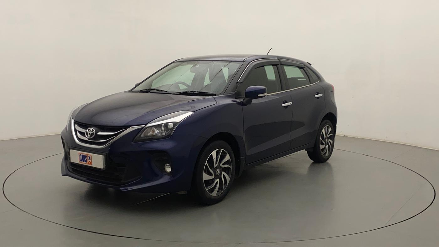 2020 Toyota Glanza V CVT, Petrol, Automatic, 57,023 km, Left Front Diagonal